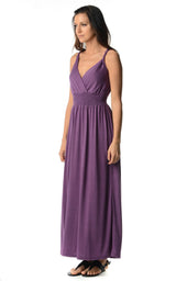 Women's Smocked Wrap Maxi Dress Dresses / Maxi - Tophatter Daily Deals