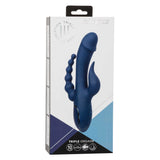 III Triple Orgasm (Blue) – Triple Action Silicone Massager with Vibrating Shaft and Beaded Tail > Vibrators > Ladies > Rabbit Multi - Tophatter Daily Deals
