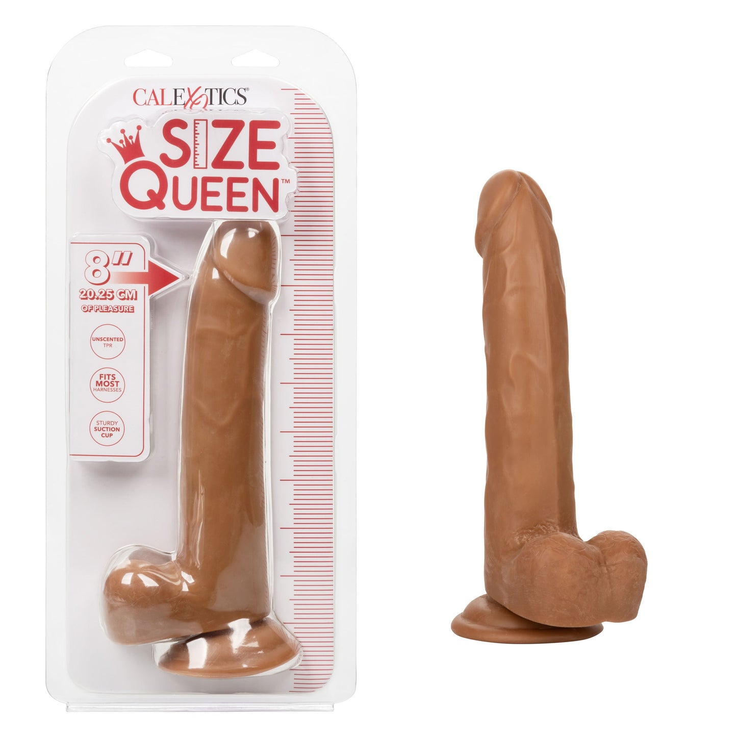 Size Queen 8 Inch Realistic Dong in Ivory > Dildos > Realistic Dildos - Tophatter Daily Deals