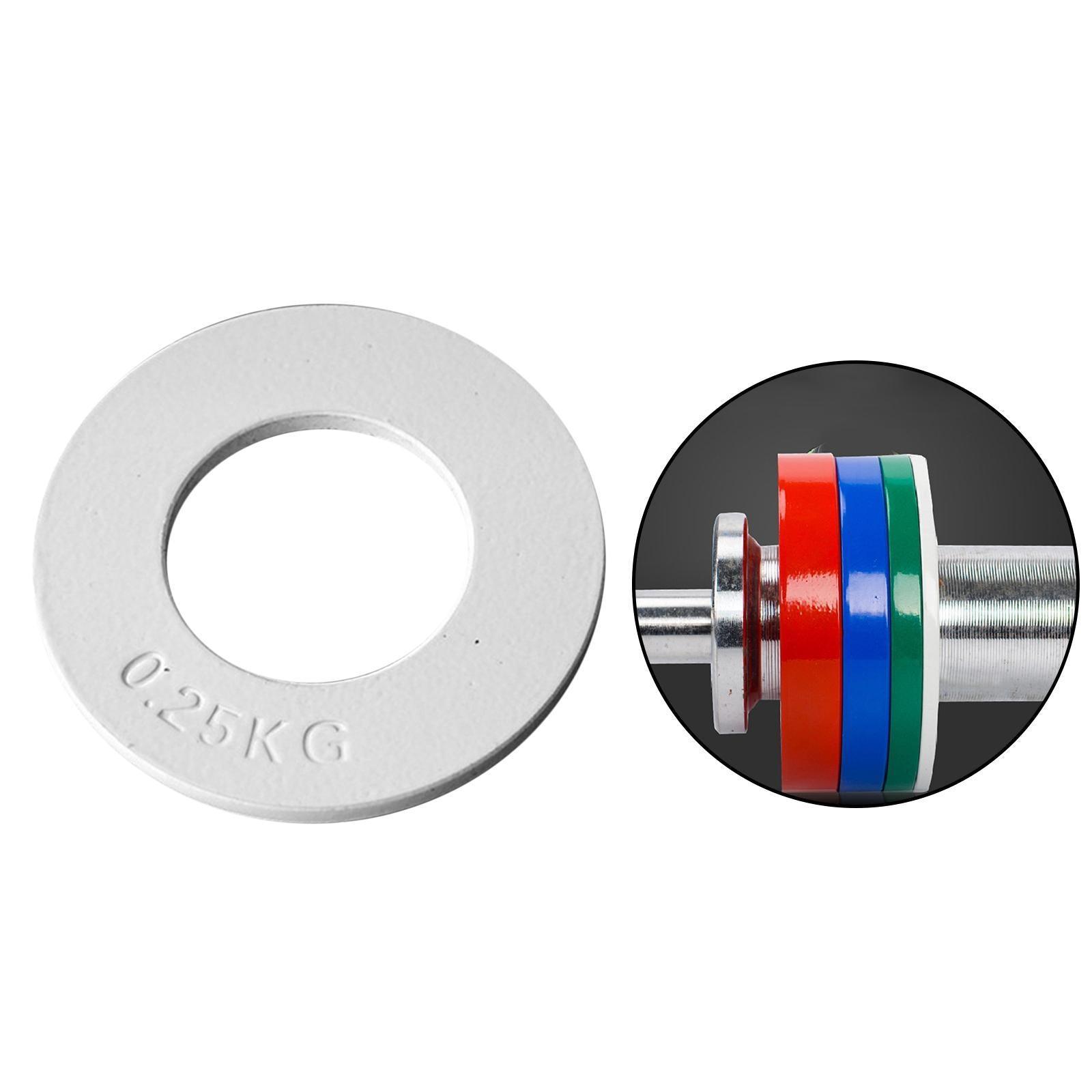 Fraction Weight Plates - 2'' Inner Diameter Steel Fractional Weights 0.25Kg Dumbbeells - Tophatter Daily Deals