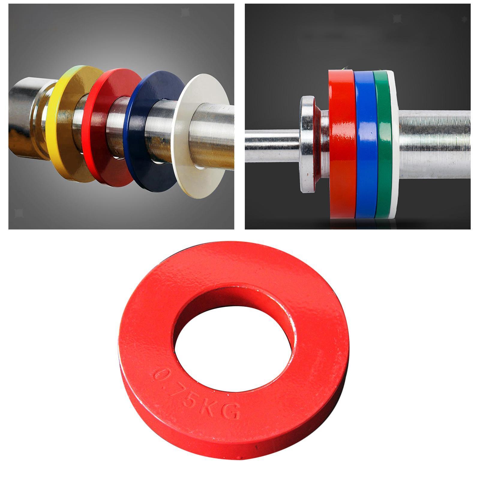 Fraction Weight Plates - 2'' Inner Diameter Steel Fractional Weights 0.75Kg Dumbbeells - Tophatter Daily Deals