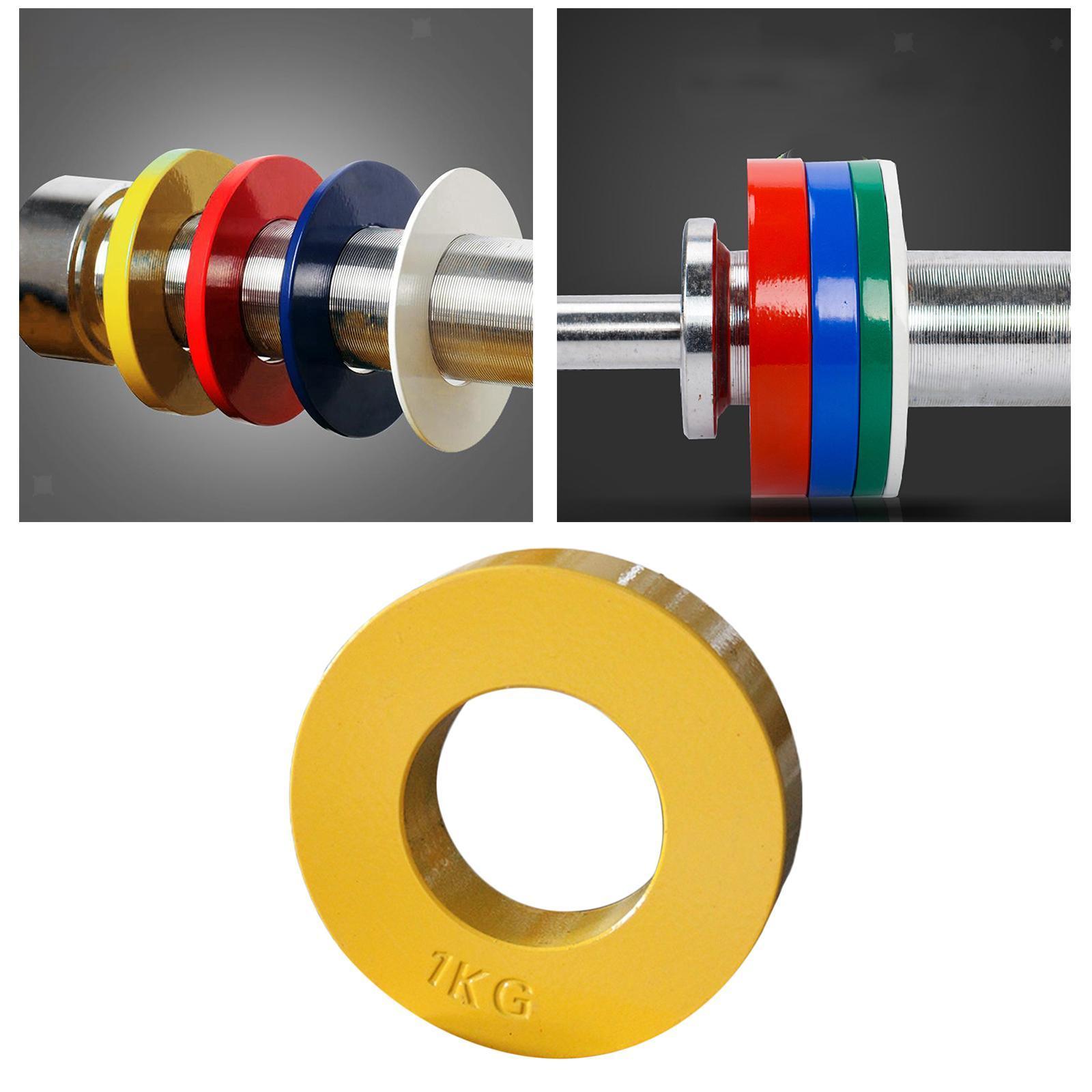 Fraction Weight Plates - 2'' Inner Diameter Steel Fractional Weights 1Kg Dumbbeells - Tophatter Daily Deals