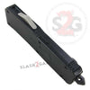 Diamond OTF Dual Action Automatic Knife Black 2 Tone Single Edge Knife-OTF - Tophatter Daily Deals