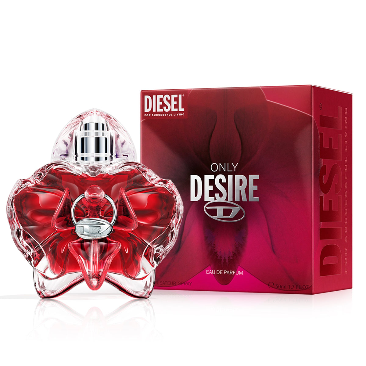 Diesel Only Desire Eau De Parfum 50ml Spray - Tophatter Daily Deals