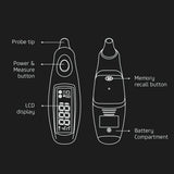 Best in Ear Thermometer UK - Digital Ear Thermometer For Baby/Child/Adult Apparel & Accessories - Tophatter Daily Deals