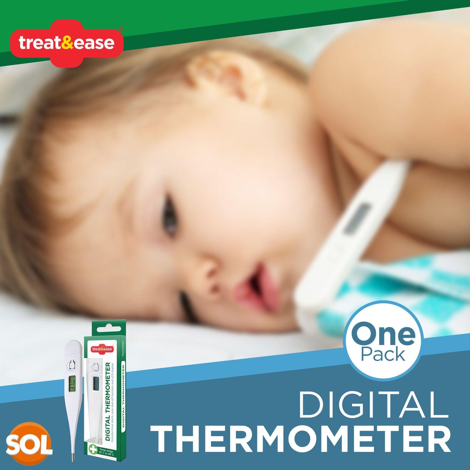 Best Digital Thermometer UK - Baby Adult Oral Ear Body Arm Fever Personal Care - Tophatter Daily Deals
