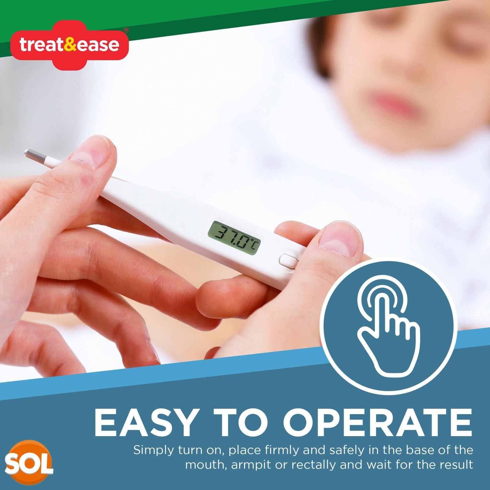 Best Digital Thermometer UK - Baby Adult Oral Ear Body Arm Fever Personal Care - Tophatter Daily Deals