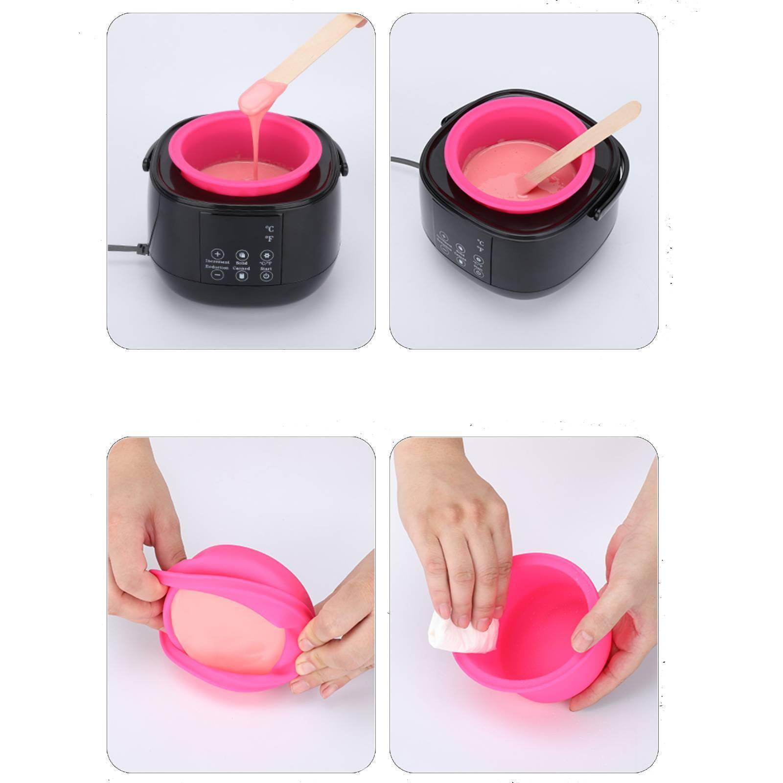 Wax Pot Kits - Wax Warmer Hair Removal Beauty Kit Heater Pot Depilatory Machine Waxing Beans Apparel & Accessories - Tophatter Daily Deals