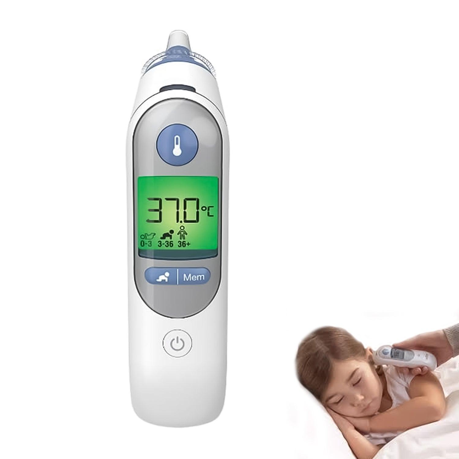 Digital Ear Thermometer - 7+ connect Ear thermometer | App Compatible Technology | Colour-coded Digital Display | Baby And Infant Friendly Health Care - Tophatter Daily Deals