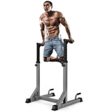 Foldable Dip Bars - Adjustable Dip Stand Multi-function Dip-up Station Heavy-duty Parallel Bars Exercise & Fitness - Tophatter Daily Deals