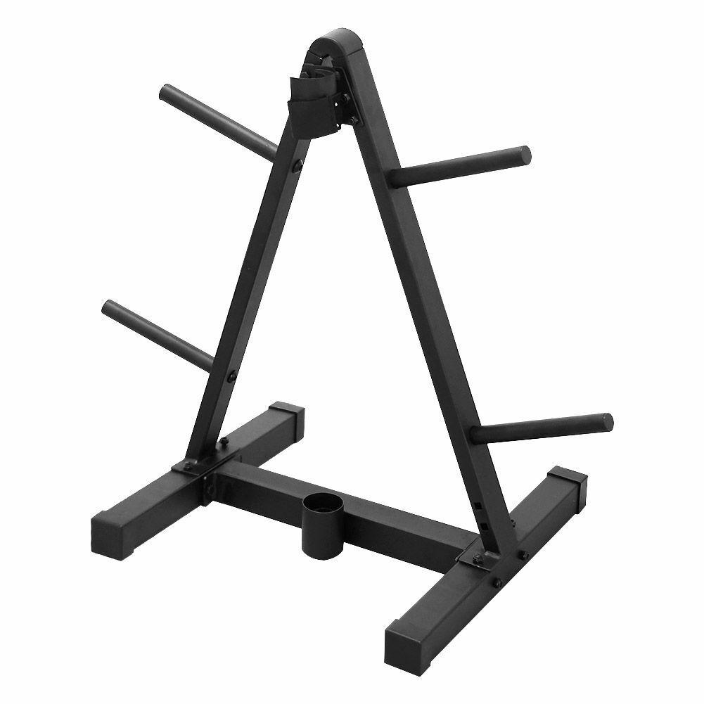 Weights Plate Stand - 1" Standard Weight Plate Rack Tree Storage Holder Barbell Disc Stand Dumbbell UK Dumbbeells rack - Tophatter Daily Deals