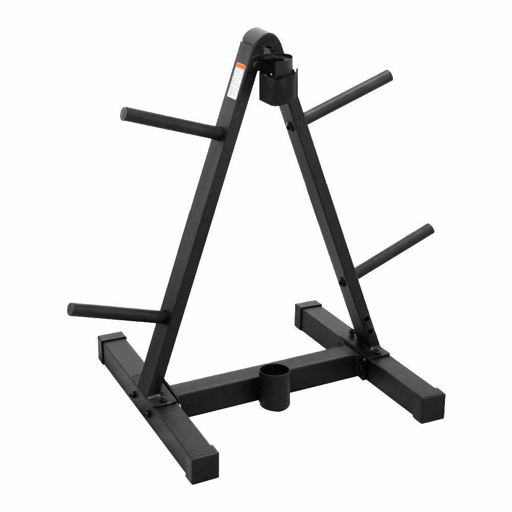 Weights Plate Stand - 1" Standard Weight Plate Rack Tree Storage Holder Barbell Disc Stand Dumbbell UK Dumbbeells rack - Tophatter Daily Deals