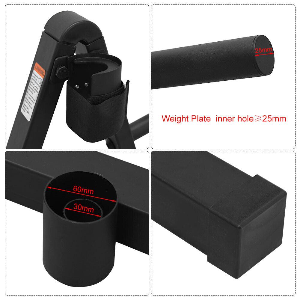 Weights Plate Stand - 1" Standard Weight Plate Rack Tree Storage Holder Barbell Disc Stand Dumbbell UK Dumbbeells rack - Tophatter Daily Deals