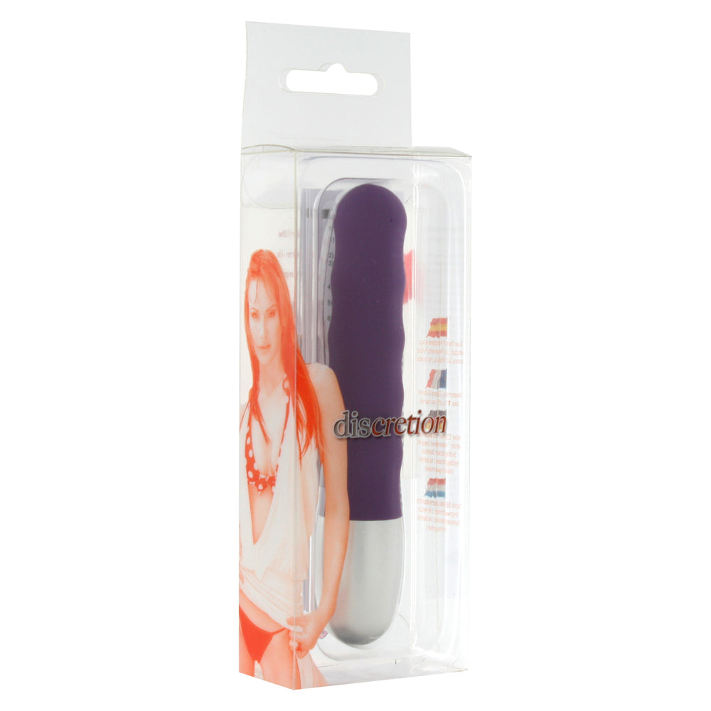 Discretion Ribbed Mini (3 Inch) – Petite Mini Vibrator > Vibrators > Mini Vibrators - Tophatter Daily Deals
