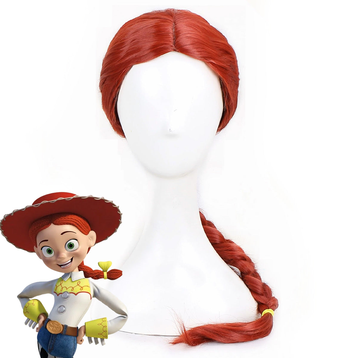 Disney Pixar Toy Story 2 Jessie Red Cosplay Wig Wig - Tophatter Daily Deals