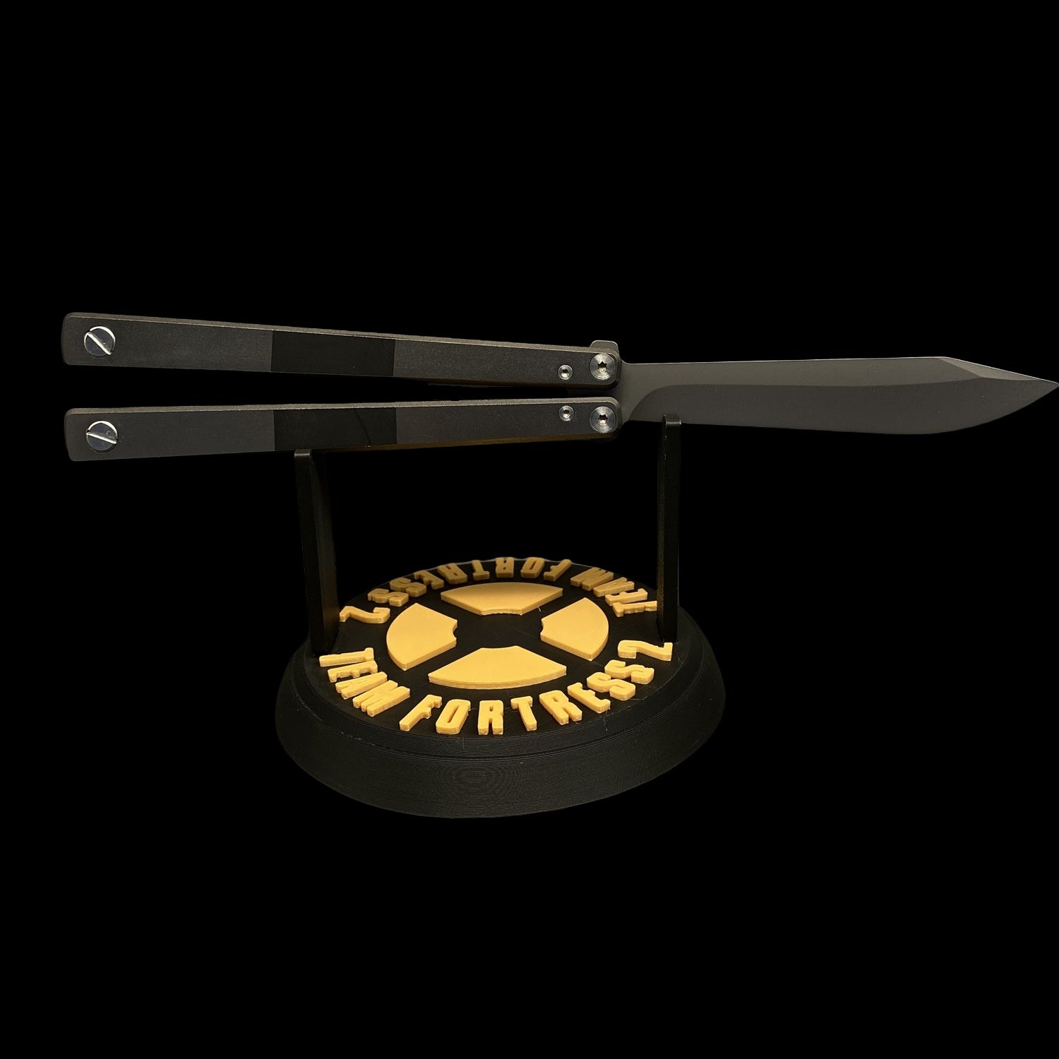 3D Printing TF2 Spy Black Rose Balisong Display Holder - Tophatter Daily Deals