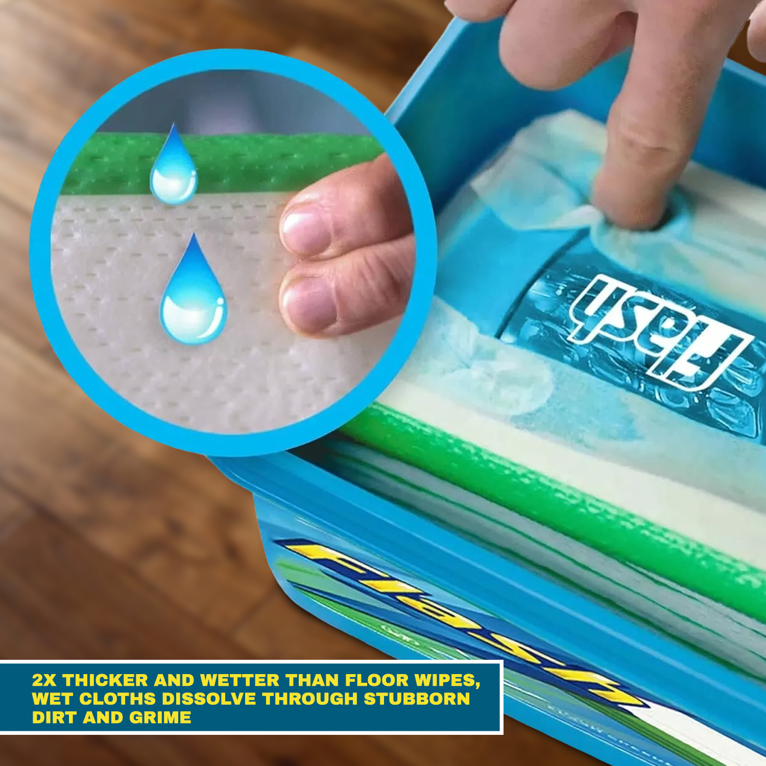 Wet Mopping Cloths – Super Absorbent & Reusable Cleaning Pads for All Floor Types Accessories - Tophatter Daily Deals