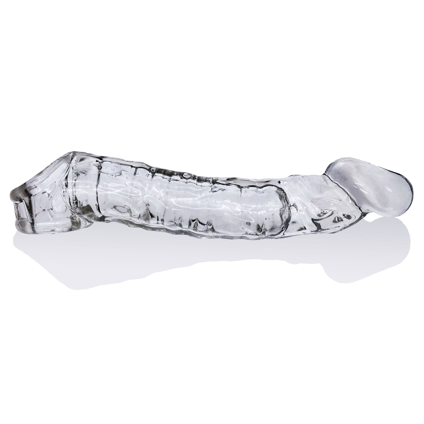 Muscle Ripped Cocksheath Clear - 9 Inch - Adjustable Size Fit > Sex Toys For Men > Penis Sleeves - Tophatter Daily Deals