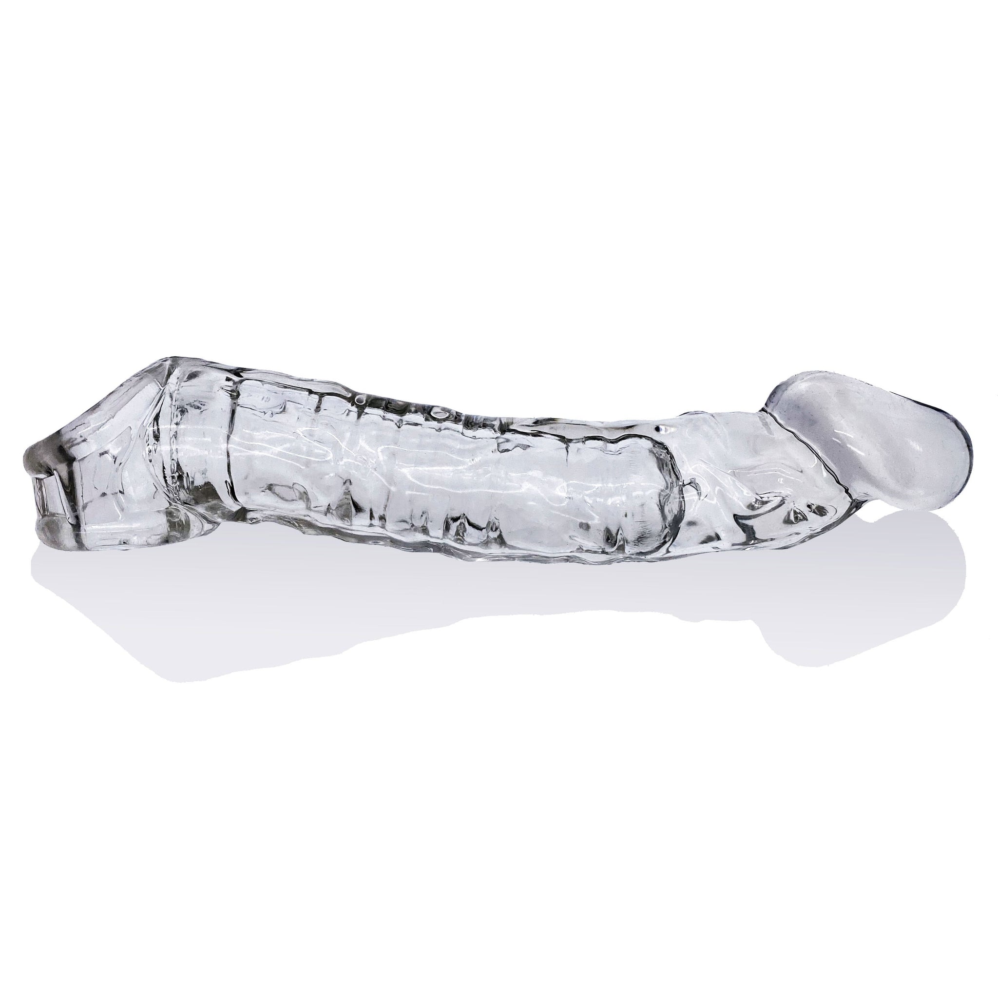 Muscle Ripped Cocksheath Clear - 9 Inch - Adjustable Size Fit > Sex Toys For Men > Penis Sleeves - Tophatter Daily Deals