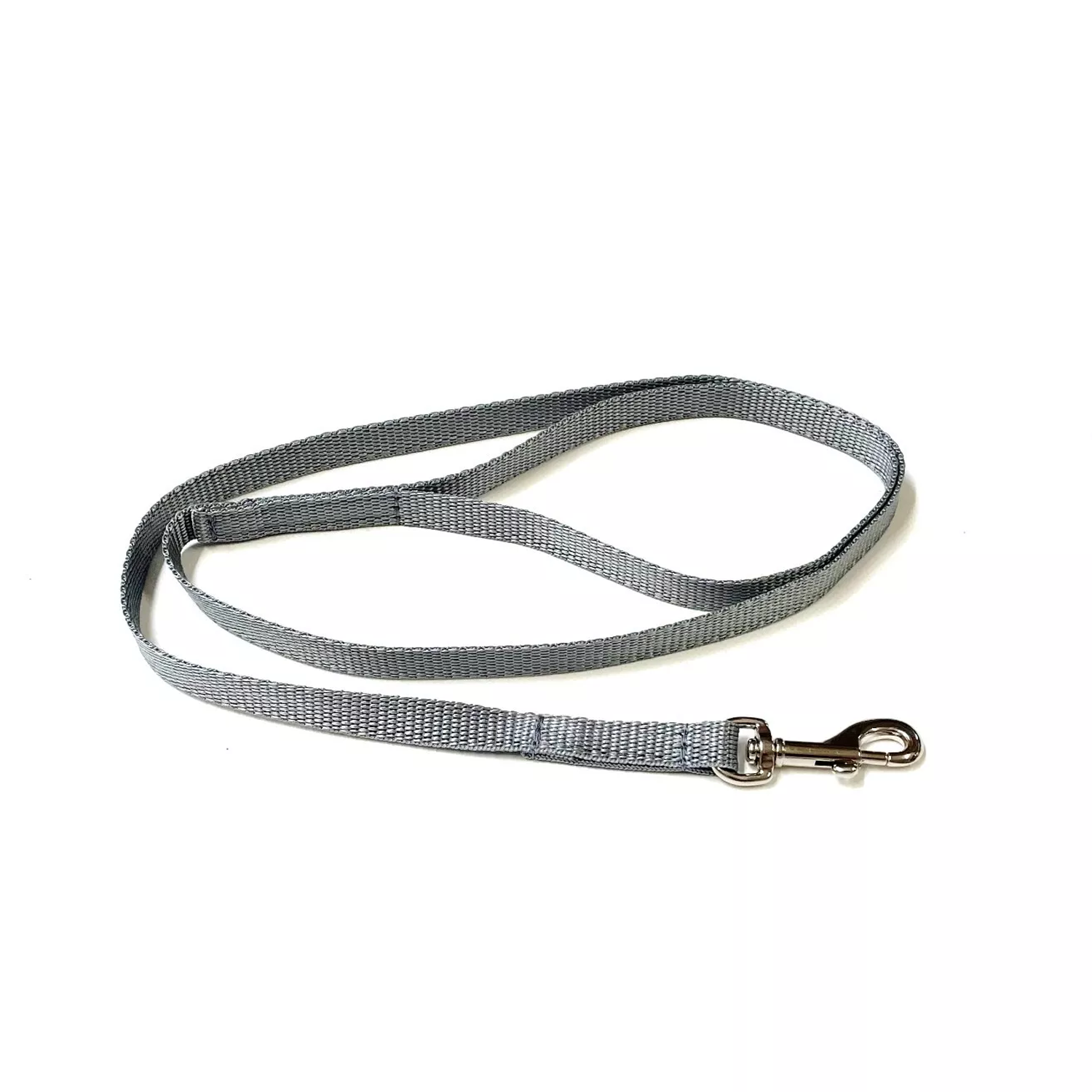 Dog Running Leash - 45" Puppy Small Dog Walking Lead 13mm Wide Strong Durable Webbing Gray 45 " x 13 mm Pet Products - Tophatter Daily Deals