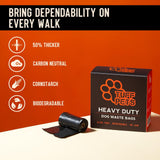 Biodegradable Poop Bags UK - Dog Poo Bags Stronger Doggie Bags with Tie Handles Pet Products - Tophatter Daily Deals