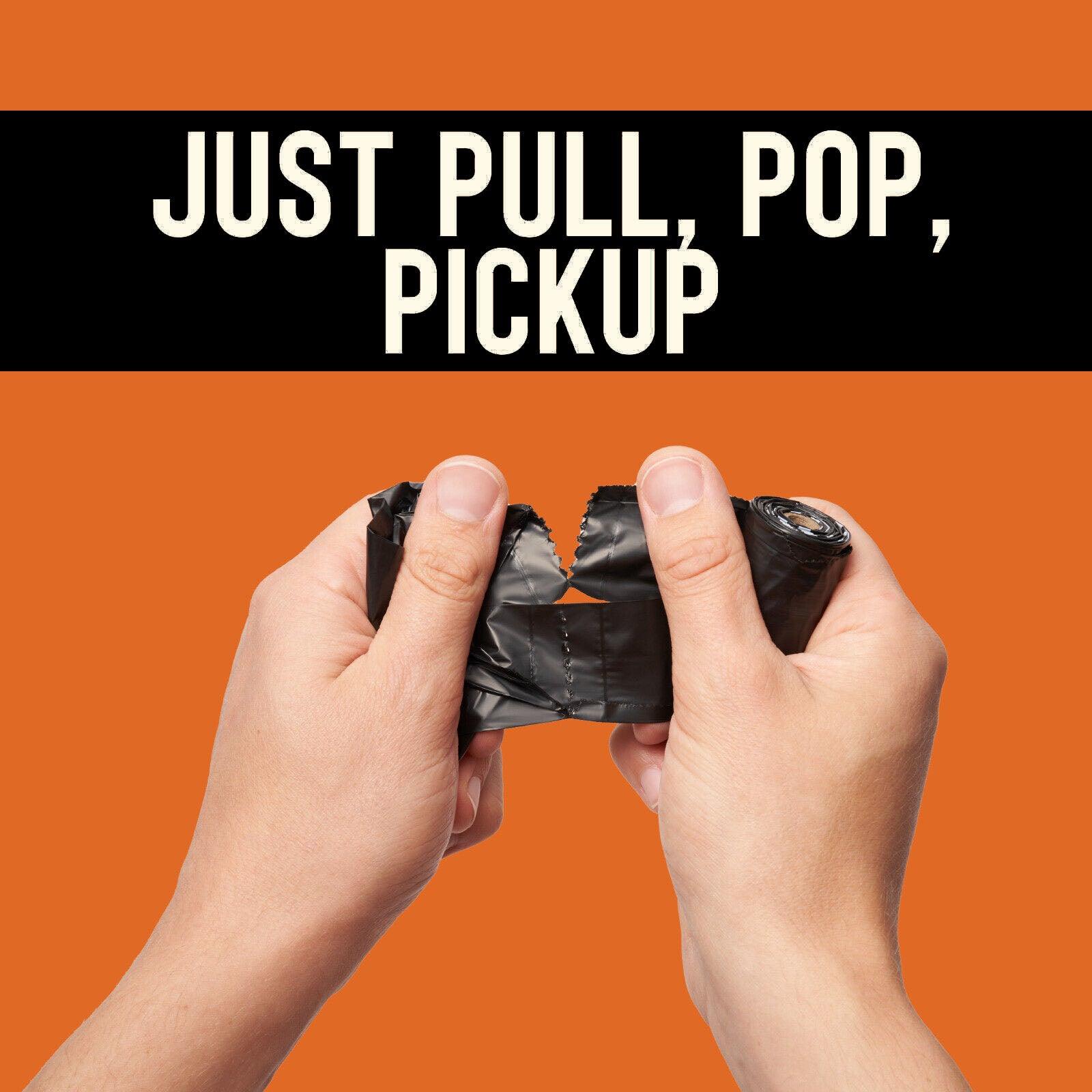 Biodegradable Poop Bags UK - Dog Poo Bags Stronger Doggie Bags with Tie Handles Pet Products - Tophatter Daily Deals