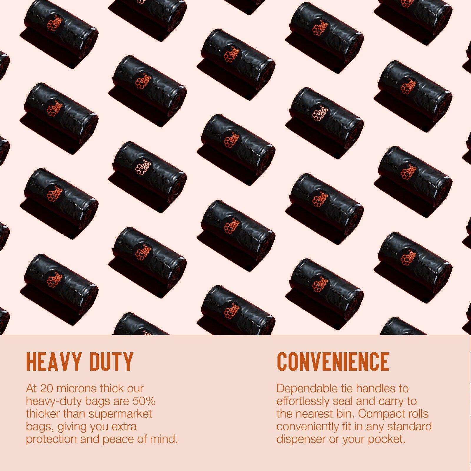 Biodegradable Poop Bags UK - Dog Poo Bags Stronger Doggie Bags with Tie Handles Pet Products - Tophatter Daily Deals