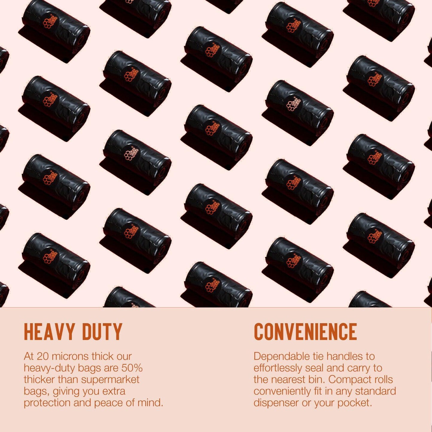 Biodegradable Poop Bags UK - Dog Poo Bags Stronger Doggie Bags with Tie Handles Pet Products - Tophatter Daily Deals