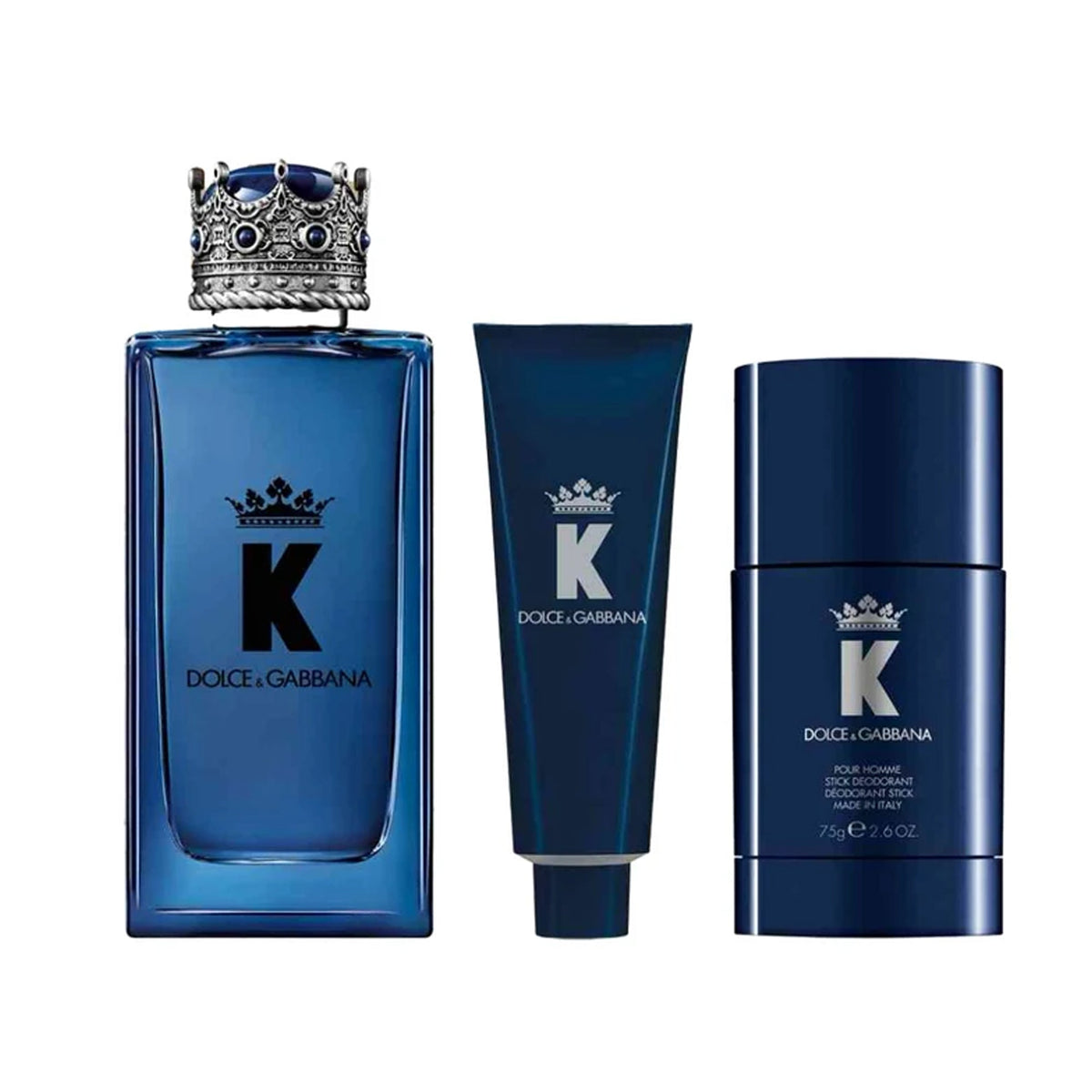 Dolce & Gabbana K Eau De Parfum 100ml, Shower Gel 50ml & Deodorant Stick Gift Set - Tophatter Daily Deals