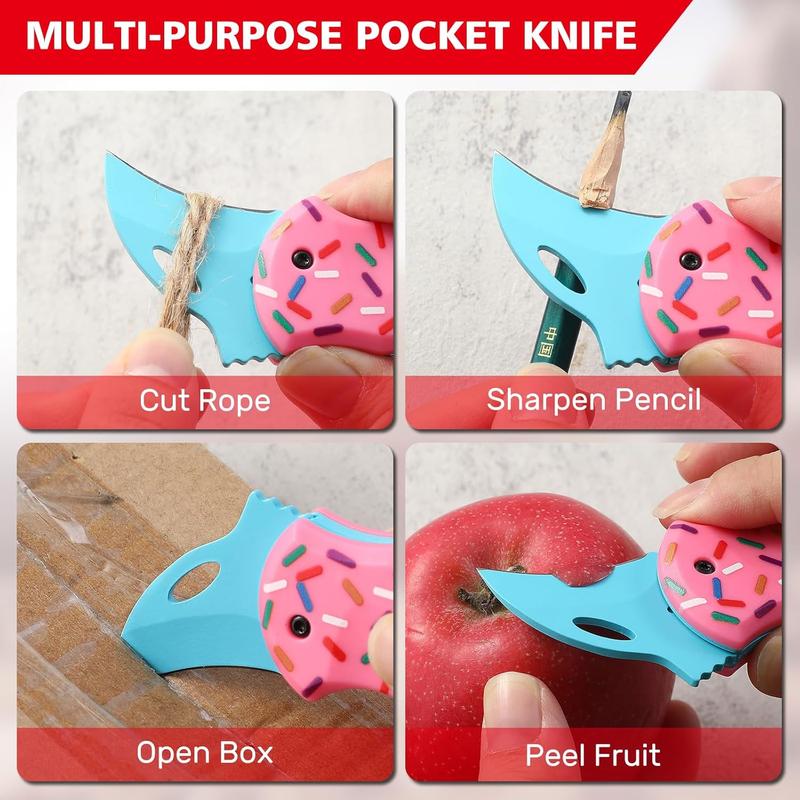 Donut Multi Function Folding Knife - Tophatter Daily Deals