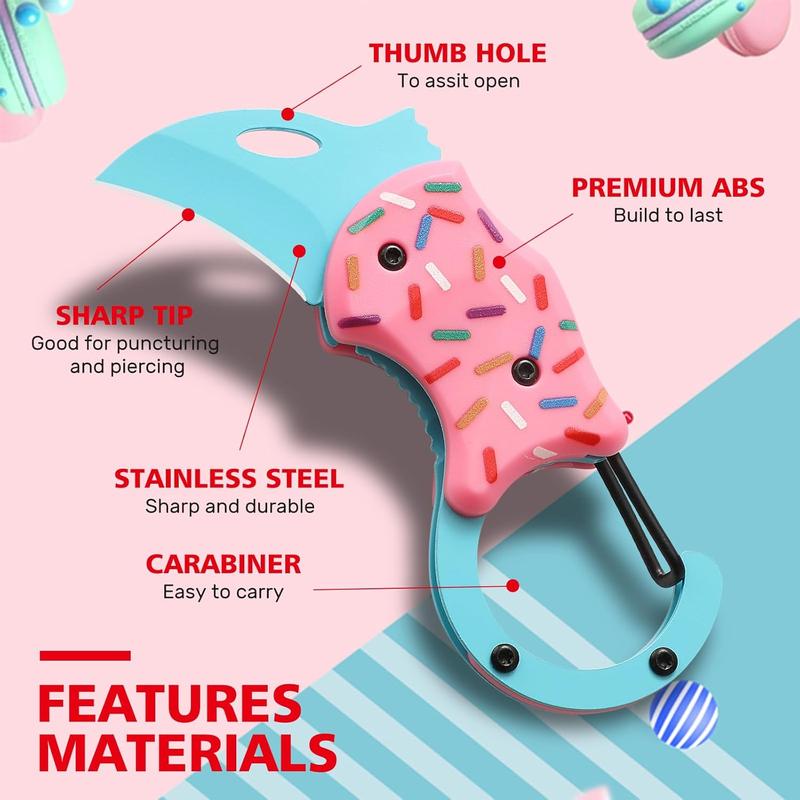Donut Multi Function Folding Knife - Tophatter Daily Deals