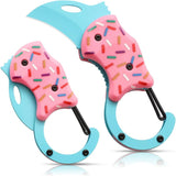 Donut Multi Function Folding Knife PINK DONUT - Tophatter Daily Deals