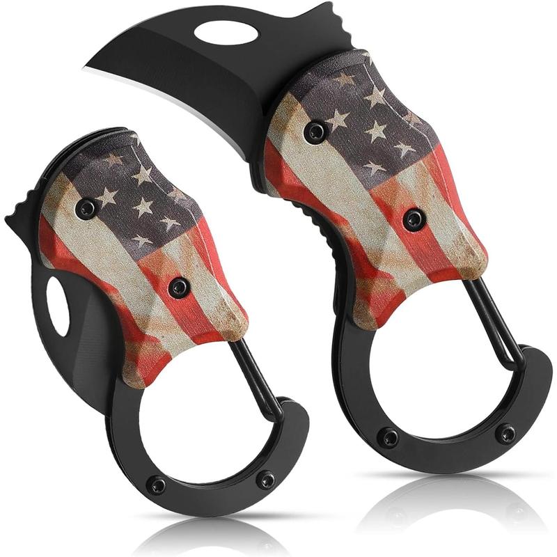 Donut Multi Function Folding Knife USA FLAG - Tophatter Daily Deals