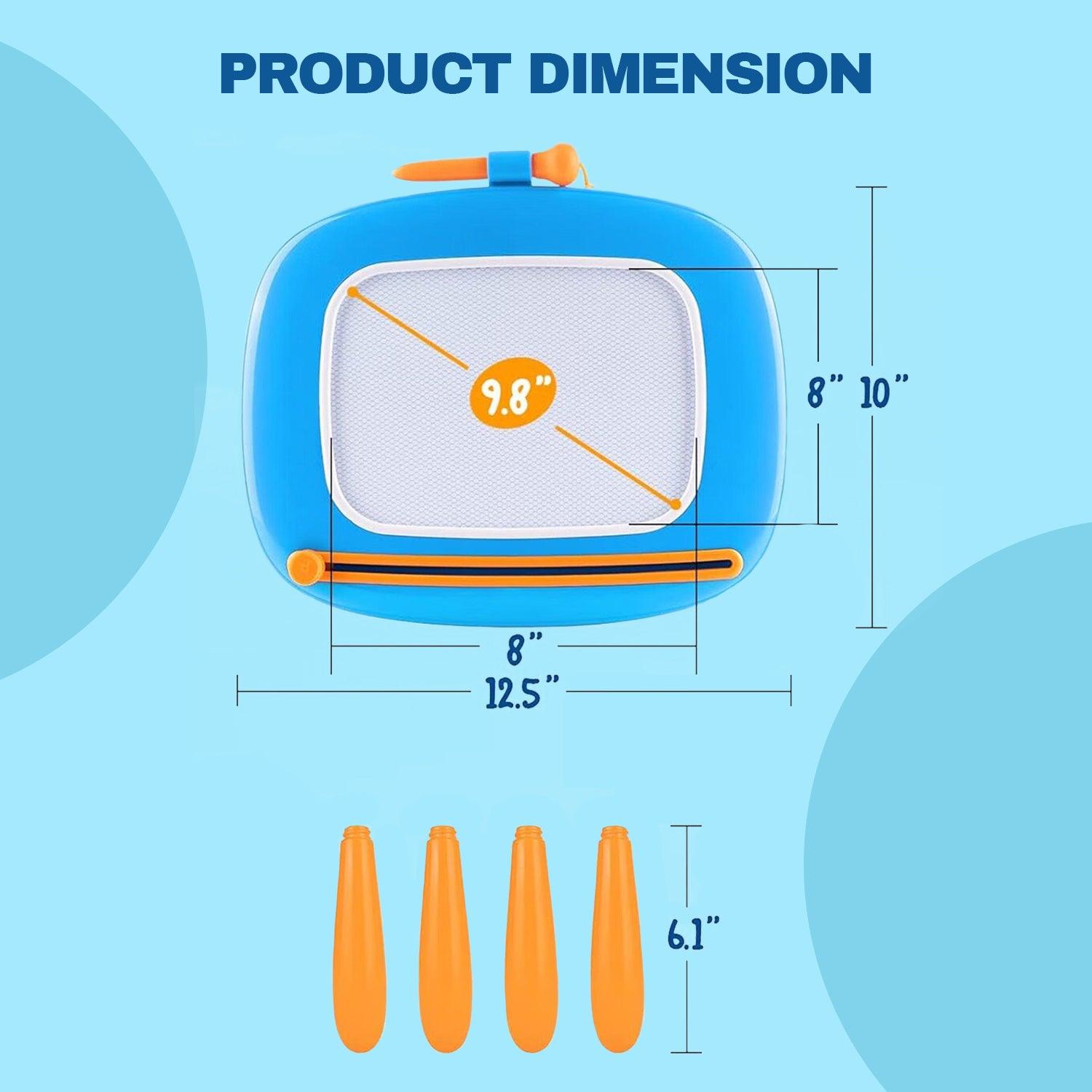Magnetic Sketch Board - Magnetic Drawing Board Doodle Board Pad Learning Educational Toys for 1 2 3 Year Old Baby Kids Sports Toys - Tophatter Daily Deals