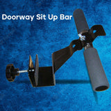 Doorway Sit Up Bar - Pull Ups Bar Muscle Gym Exercise Fitness Training Home Workout Equipment for Abdominal Core Strength Muscle Training Fitness - Tophatter Daily Deals