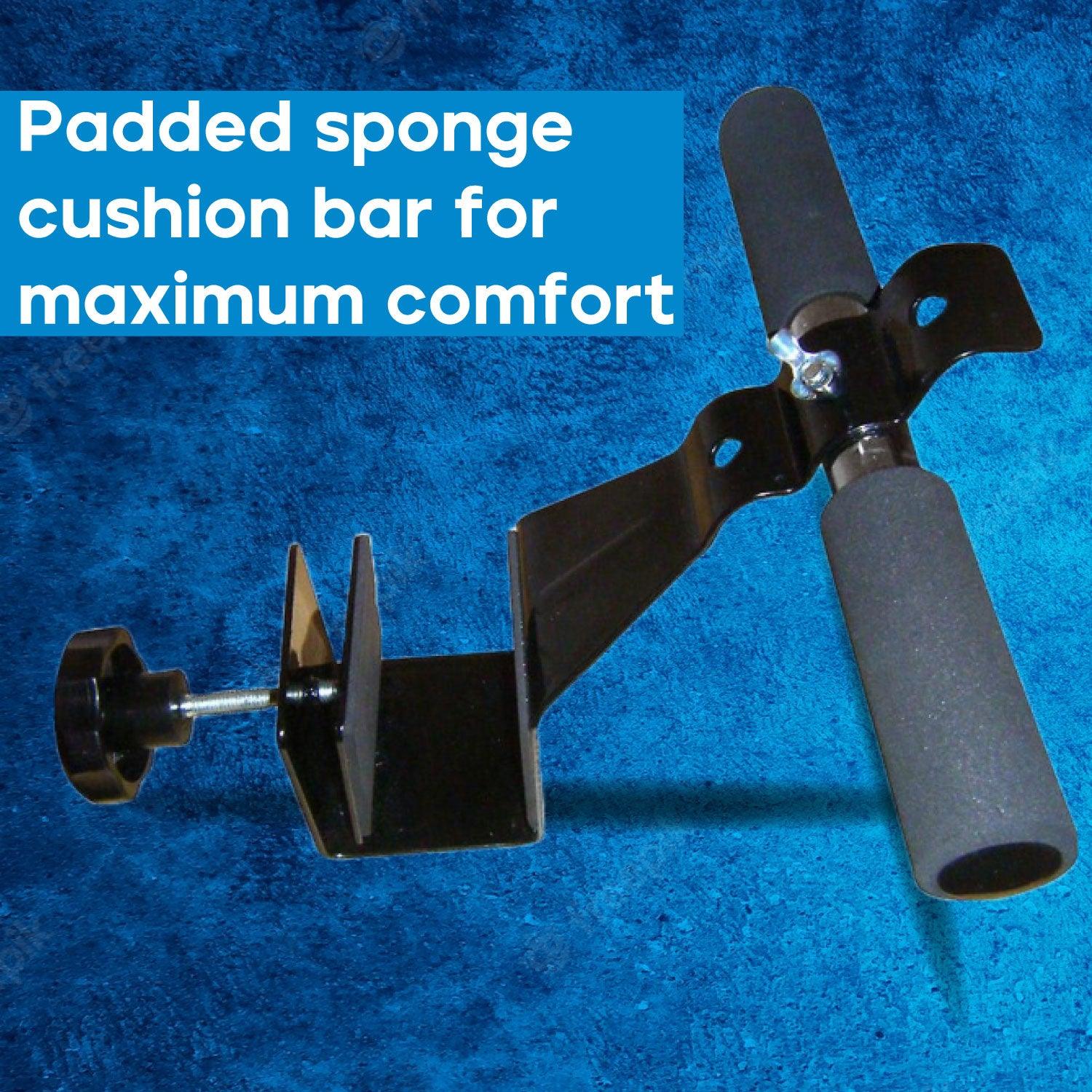 Doorway Sit Up Bar - Pull Ups Bar Muscle Gym Exercise Fitness Training Home Workout Equipment for Abdominal Core Strength Muscle Training Fitness - Tophatter Daily Deals