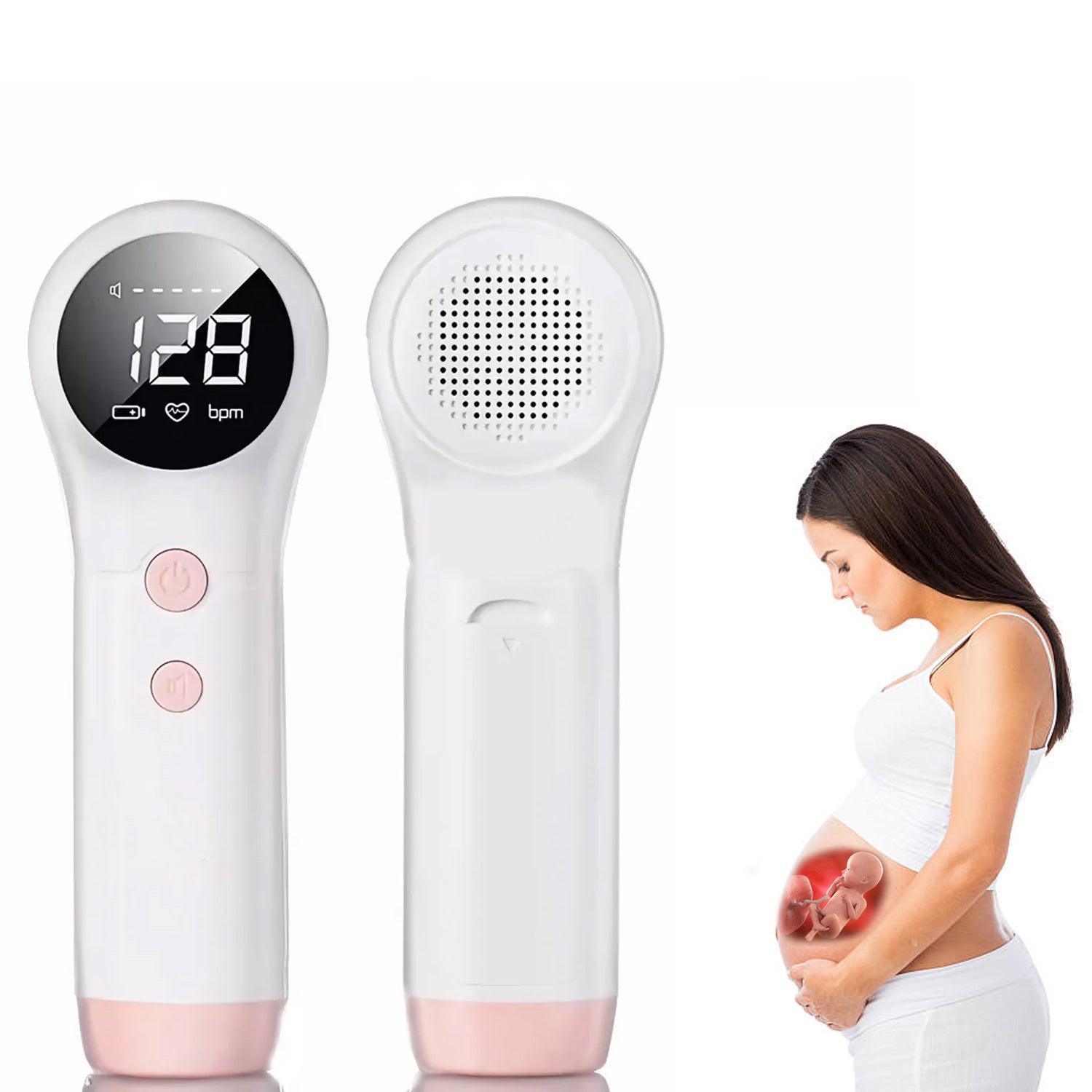 Doppler Fetal Monitor - Fetal Doppler Detector Baby Heart Beat Rate Prenatal Monitor Home Use UK Health Care - Tophatter Daily Deals