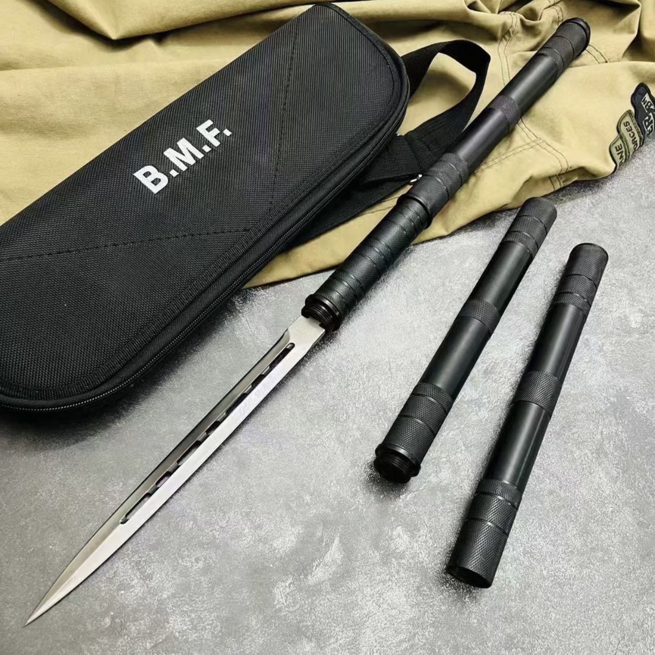 Double-Edged Baton-Style Tactical Baton (Reinforced Version) - Tophatter Daily Deals