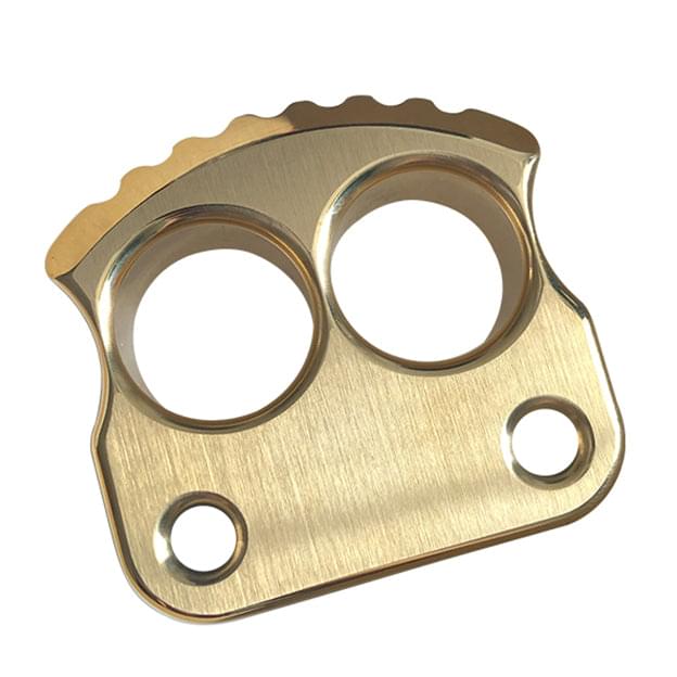Afrankart DFK 2 Finger Brass Knuckles Knuckle Duster -Cakra EDC Gadgets Brass Knuckles - Tophatter Daily Deals