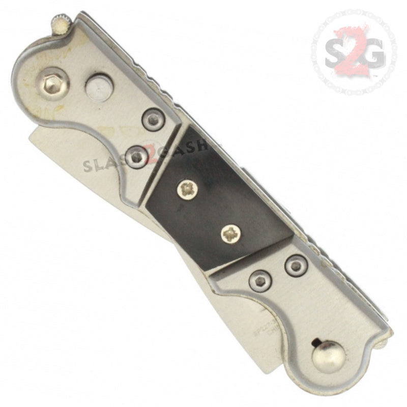 Double Trouble Mini Dual Switchblade Automatic Knife - Black Knife-Auto - Tophatter Daily Deals