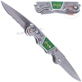 Double Trouble Mini Dual Switchblade Automatic Knife - John Deere Knife-Auto - Tophatter Daily Deals