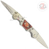 Double Trouble Mini Dual Switchblade Automatic Knife - Rosewood Knife-Auto - Tophatter Daily Deals