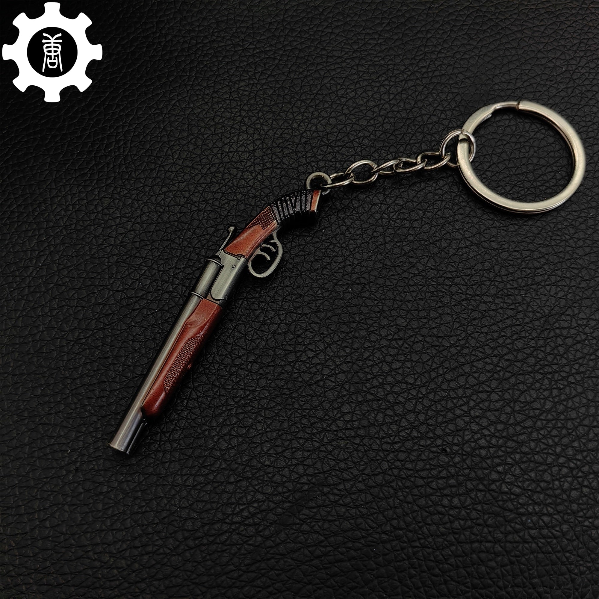Metal Double Barrel Sawed-off Shotgun Mini Keychain - Tophatter Daily Deals