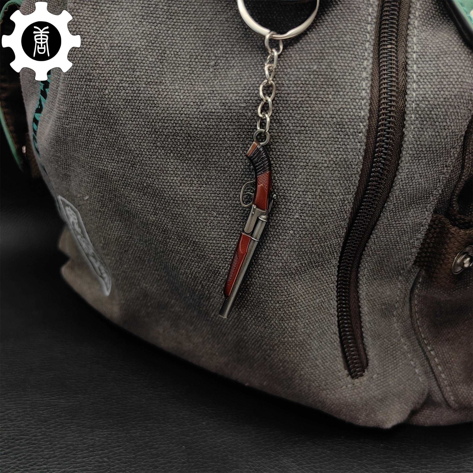 Metal Double Barrel Sawed-off Shotgun Mini Keychain - Tophatter Daily Deals