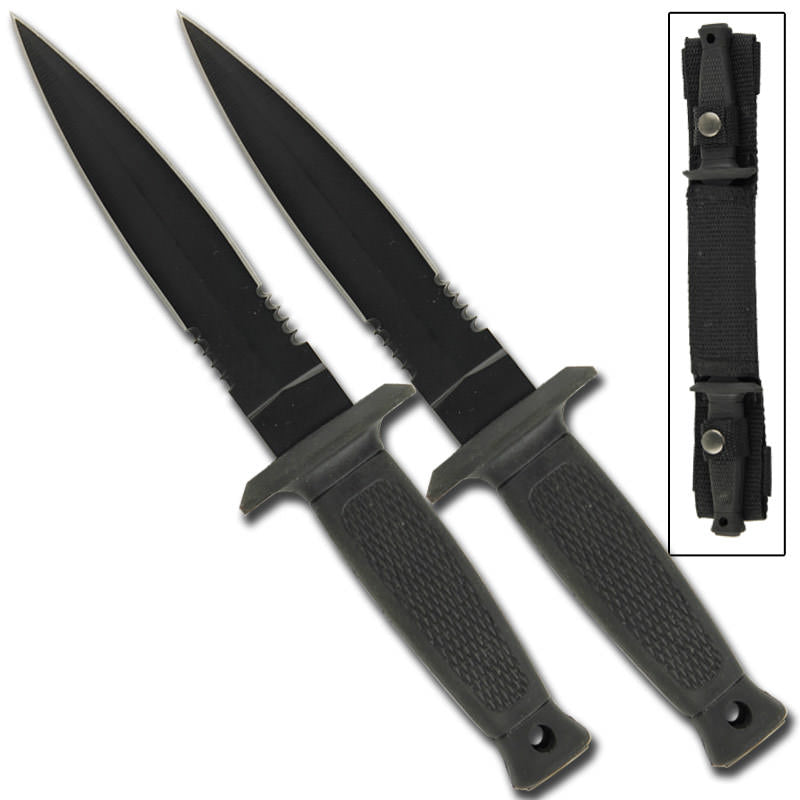 Double Take Special Agent Boot Knife Set - Tophatter Daily Deals