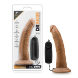 Dr Dave 7 Inch Vibrating Suction Cup Cock Realistic Toy Mocha > Vibrators > Realistic Vibrators - Tophatter Daily Deals
