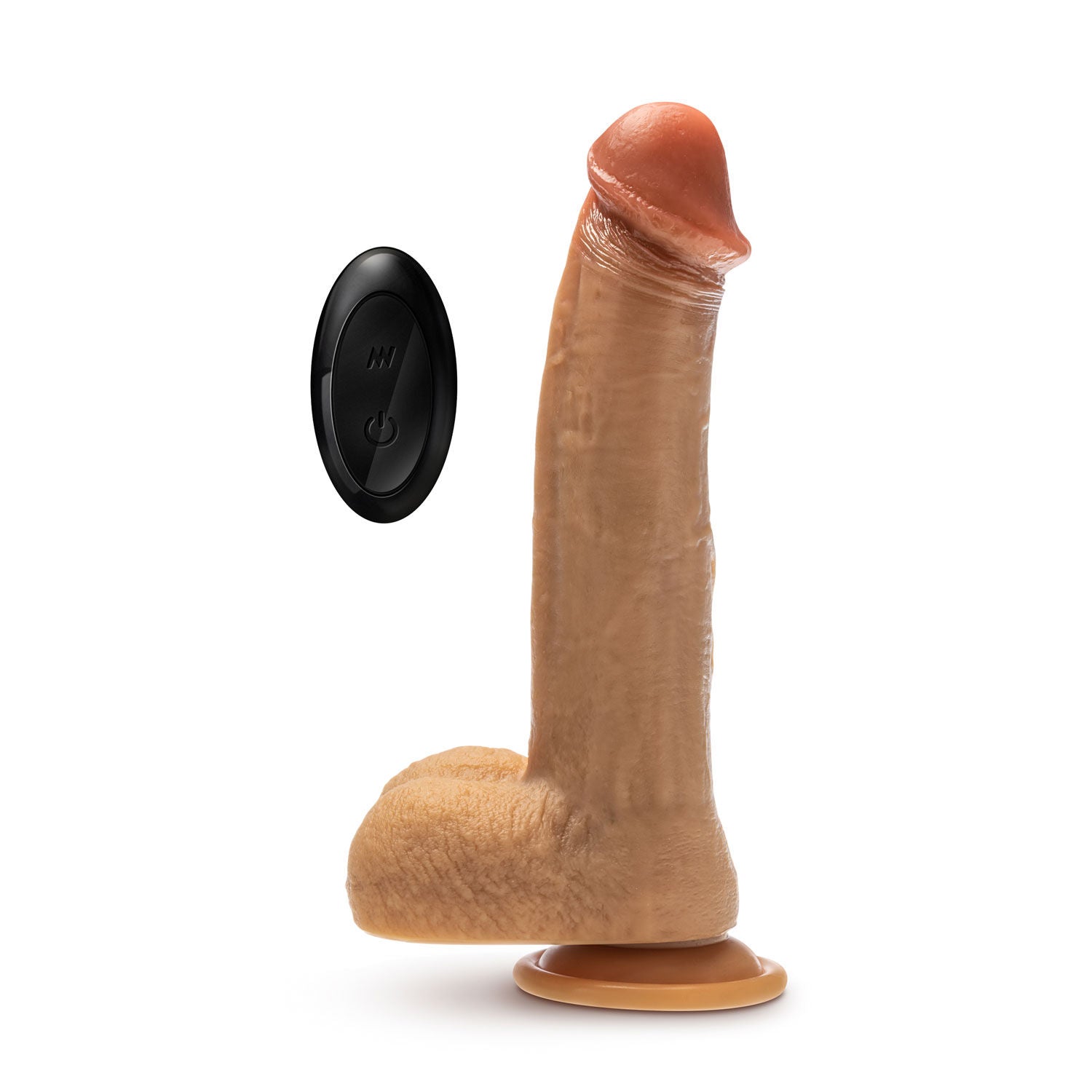 Dr Phillips 8.5 Inch Tan Silicone Thrusting Dildo with Remote > Dildos > Thrusting Dildos - Tophatter Daily Deals