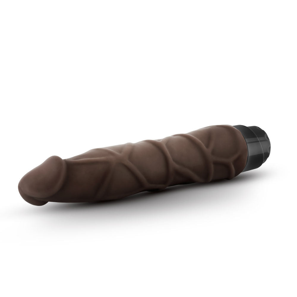 Dr Skin 9 Inch Realistic Vibrating Cock Vibrator Chocolate > Vibrators > Realistic Vibrators - Tophatter Daily Deals