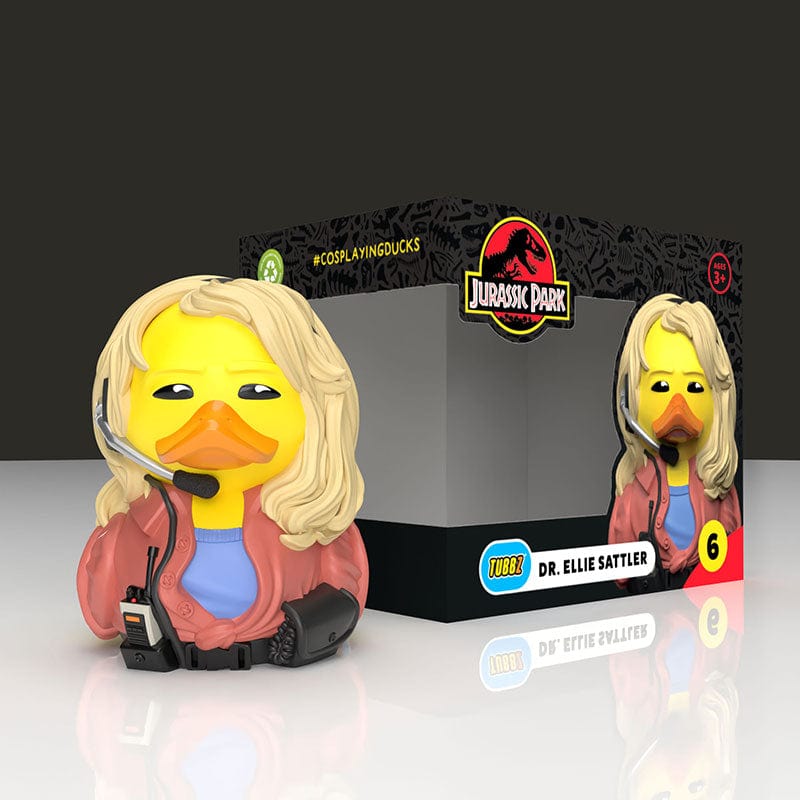 Jurassic Park: Dr. Ellie Sattler TUBBZ (Boxed Edition) TUBBZ Collectible Duck - Tophatter Daily Deals
