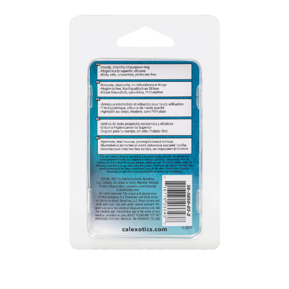 Dr. Joel Silicone Prolong Ring Black 1.2 Inch Diameter Ultra Soft Stretchy Cock Ring > Cock Ring > Single - Tophatter Daily Deals